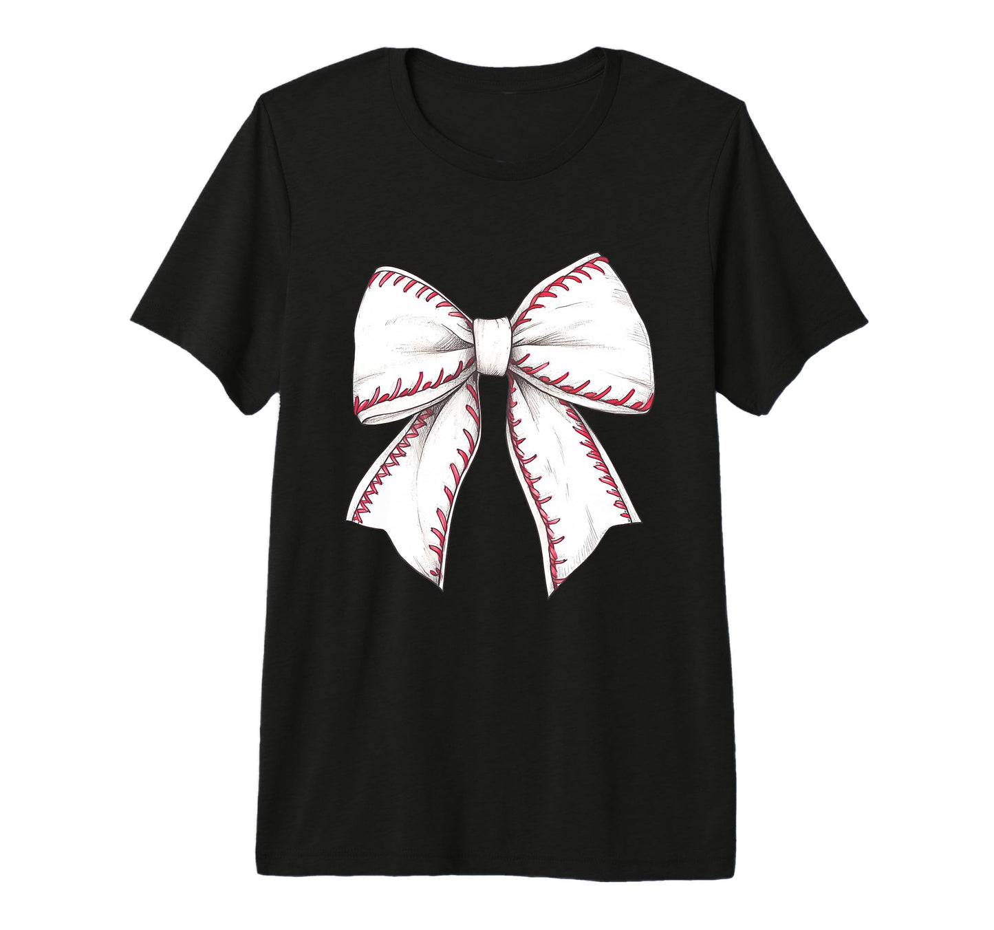 Baseball Coquette Bow Baseball Game T-Shirt - Fun Novelty Design Unisex - T-Shirt, Sweatshirt, Hoodie
