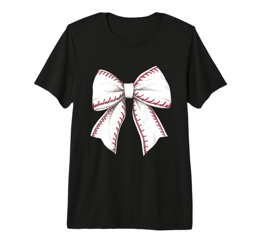 Baseball Coquette Bow Baseball Game T-Shirt - Fun Novelty Design Unisex - T-Shirt, Sweatshirt, Hoodie