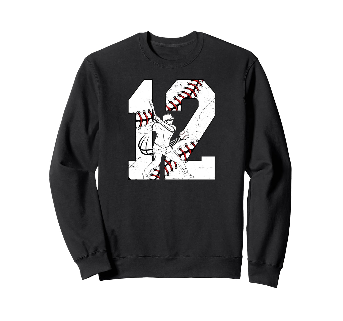 12Th Birthday Party Baseball Twelve Sweatshirt - Streetwear Style Unisex - T-Shirt, Sweatshirt, Hoodie