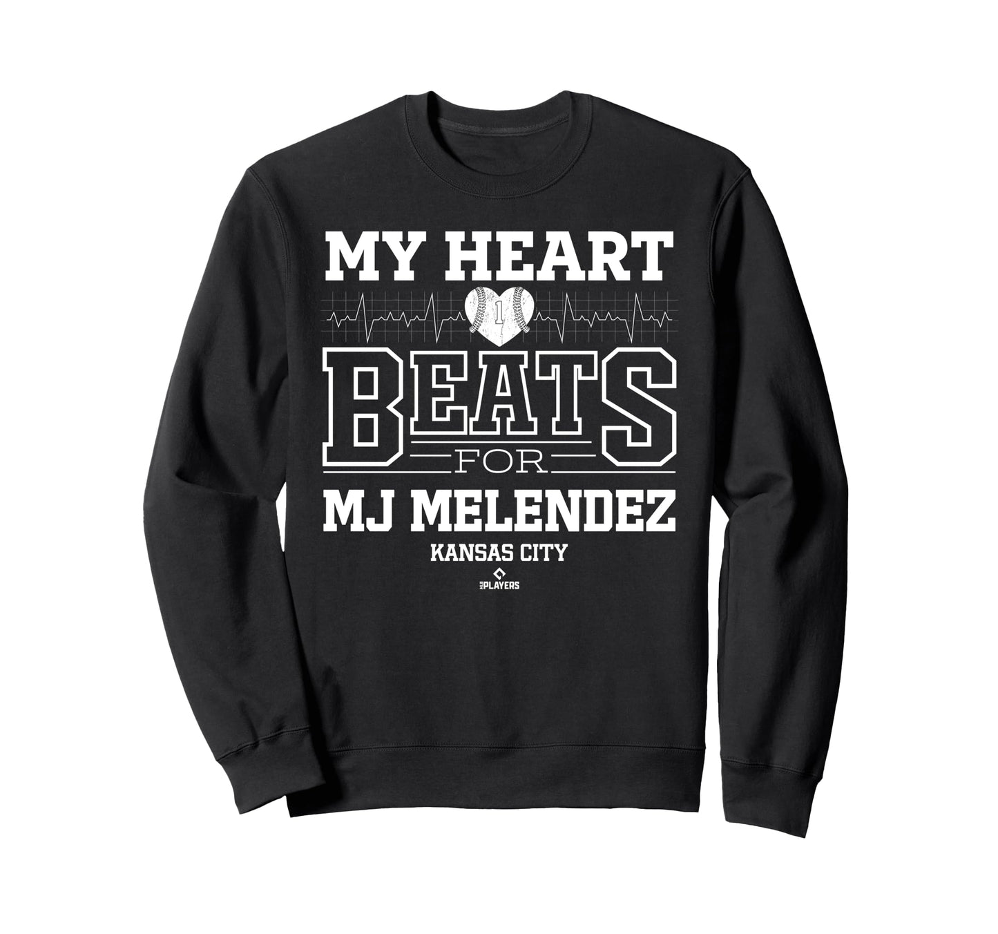My Heart Beats Mj Melendez Sweatshirt - Fun Novelty Design for Adults - T-Shirt, Sweatshirt, Hoodie