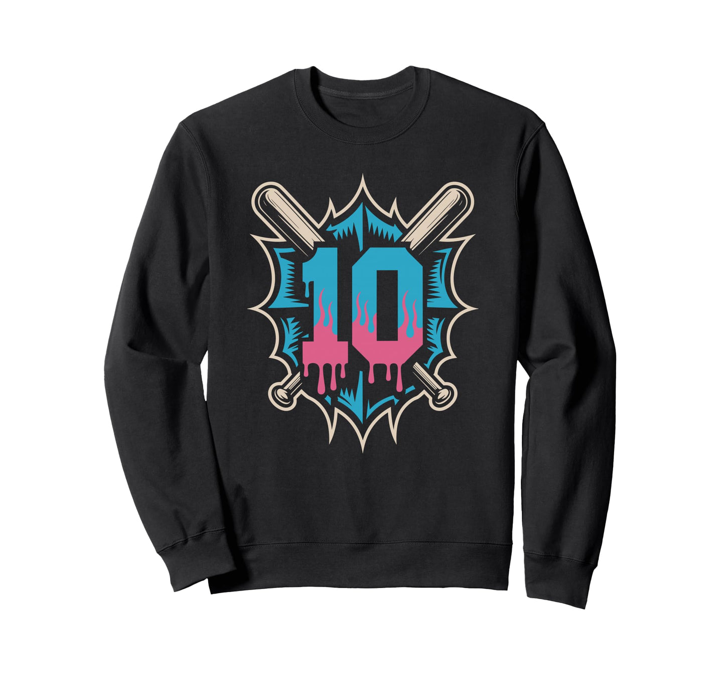 Baseball Birthday Party Home Run Sweatshirt - Streetwear Style for Adults - T-Shirt, Sweatshirt, Hoodie