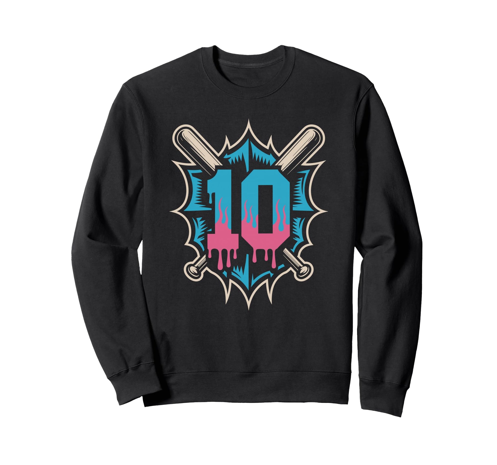 Baseball Birthday Party Home Run Sweatshirt - Streetwear Style for Adults - T-Shirt, Sweatshirt, Hoodie