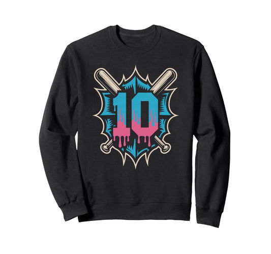 Baseball Birthday Party Home Run Sweatshirt - Streetwear Style for Adults - T-Shirt, Sweatshirt, Hoodie