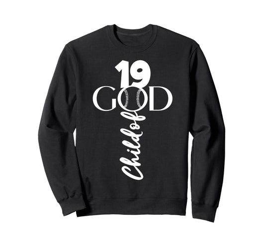 Baseball Jesus 19 Years Child God Sweatshirt - Fun Novelty Design Unisex - T-Shirt, Sweatshirt, Hoodie