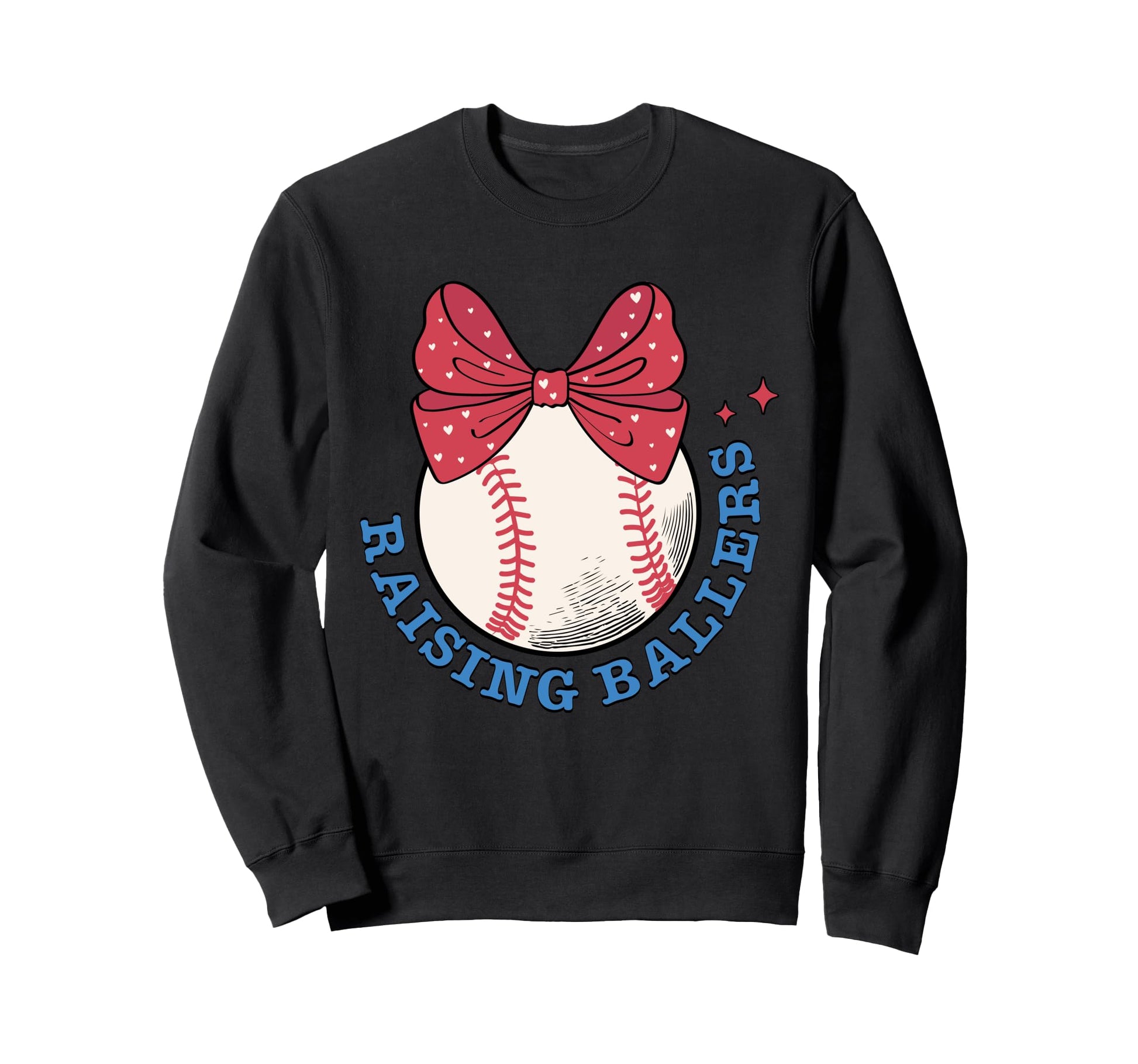 Raising Ballers Coquette Sweatshirt - Aesthetic Graphic for Adults - T-Shirt, Sweatshirt, Hoodie