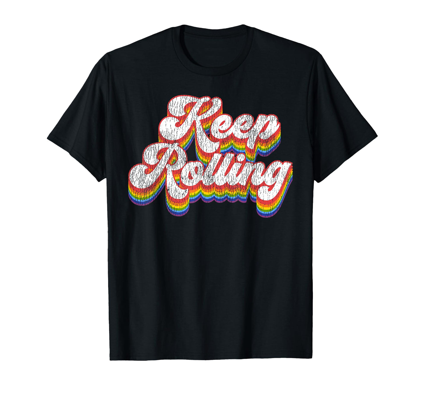 Roller Skating Skate 1970S Keep T-Shirt - Minimalist Print Men Women - T-Shirt, Sweatshirt, Hoodie