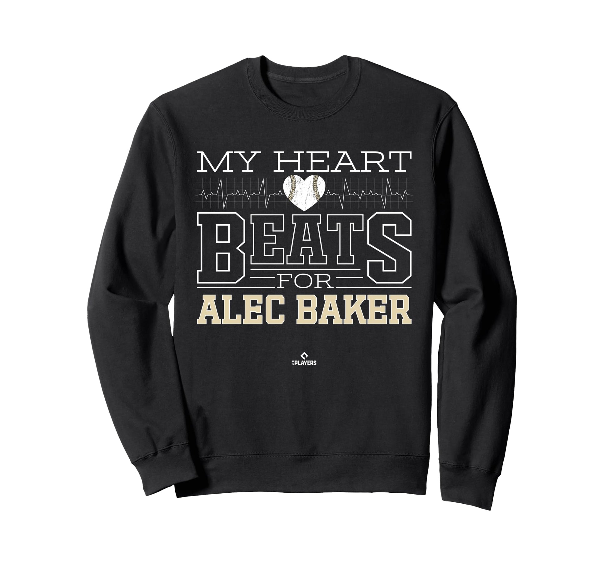 My Heart Beats Alec Baker Prospect Sweatshirt - Novelty Apparel for Adults - T-Shirt, Sweatshirt, Hoodie