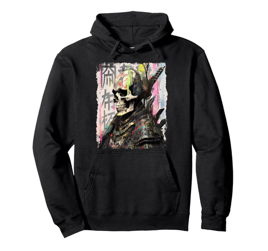 Aesthetic Streetwear Skull Hoodie - Casual Everyday Wear for Adults - T-Shirt, Sweatshirt, Hoodie