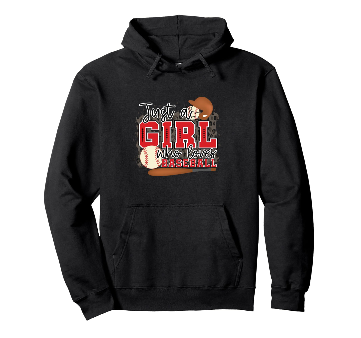 Just Who Loves Baseball Hoodie - Minimalist Print Unisex - T-Shirt, Sweatshirt, Hoodie