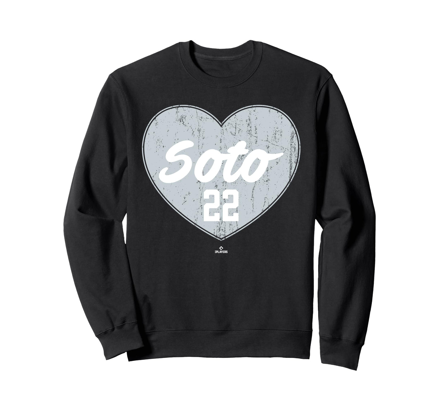 Distressed Heart Juan Soto New York Sweatshirt - Unique Graphic for Adults - T-Shirt, Sweatshirt, Hoodie