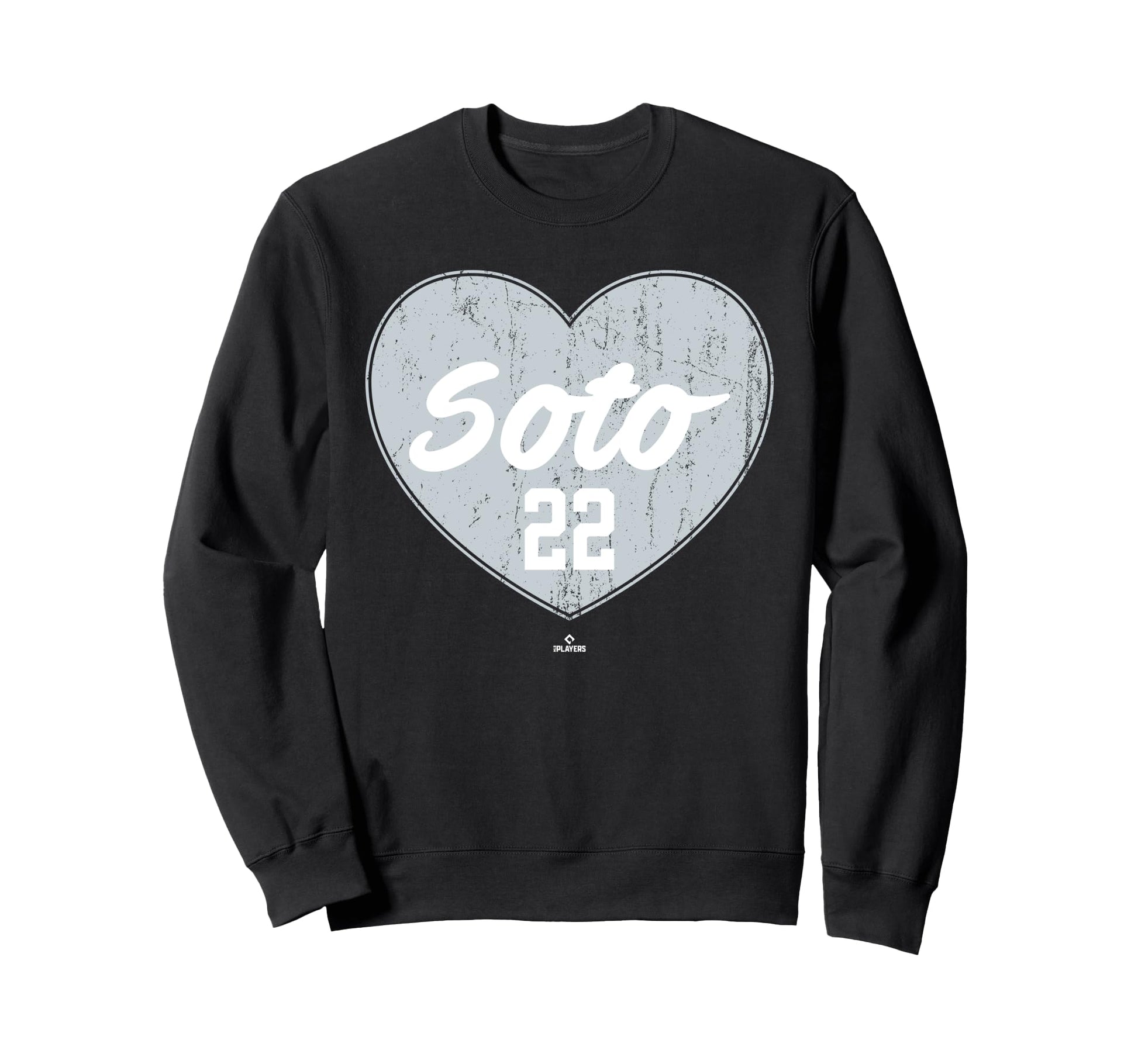 Distressed Heart Juan Soto New York Sweatshirt - Unique Graphic for Adults - T-Shirt, Sweatshirt, Hoodie