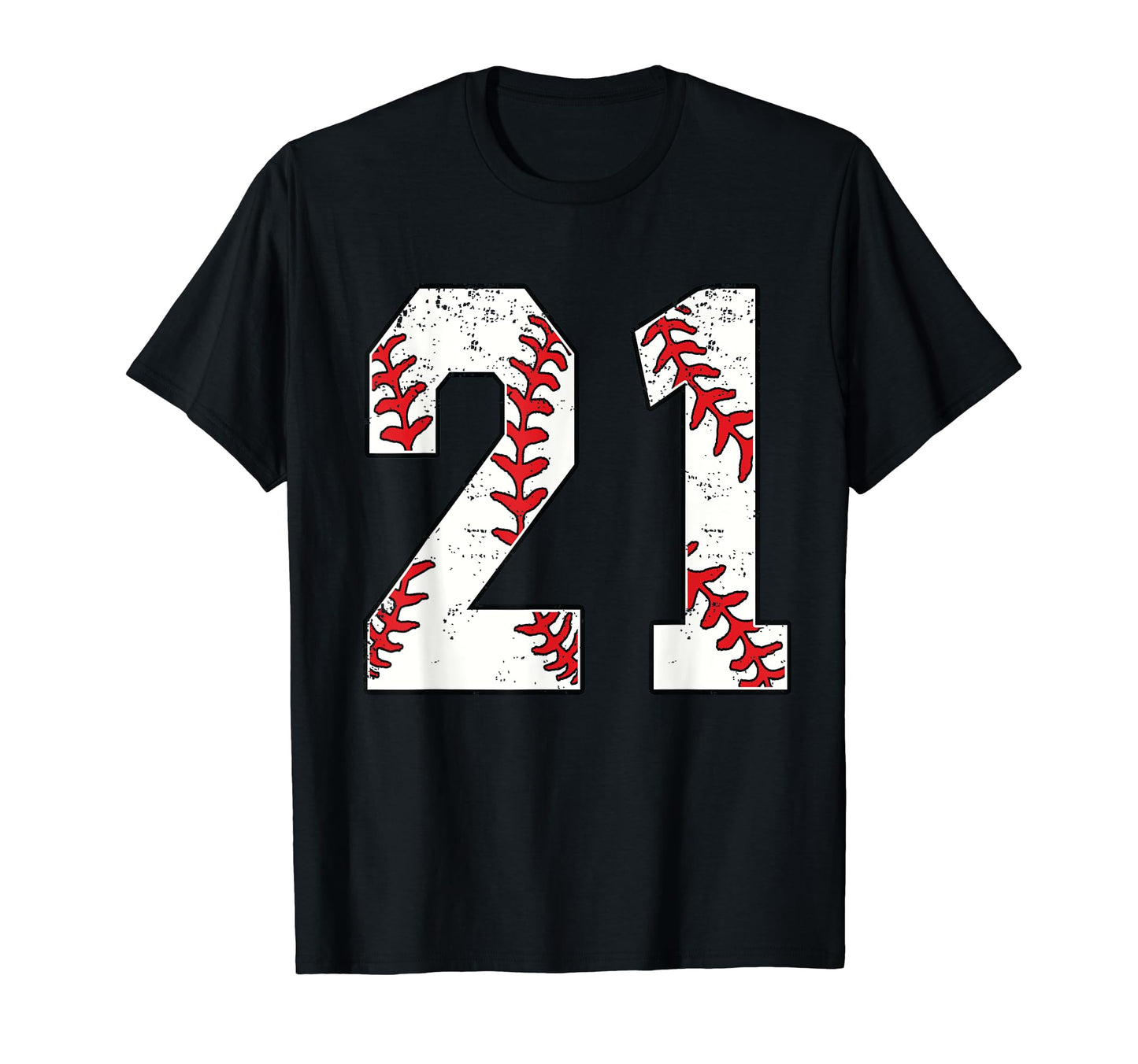 Number 21 Baseball 21 Jersey Number T-Shirt - Streetwear Style Unisex - T-Shirt, Sweatshirt, Hoodie