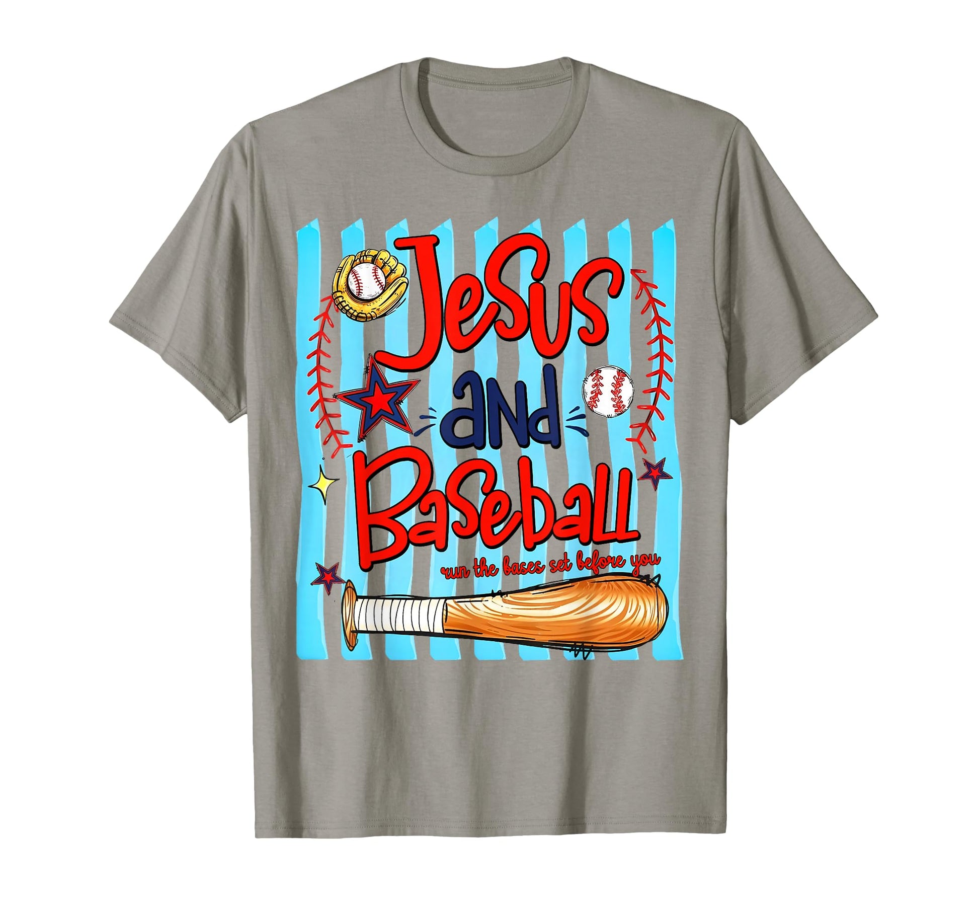 Jesus And Baseball Coquette Christian T-Shirt - Novelty Apparel for Adults - T-Shirt, Sweatshirt, Hoodie
