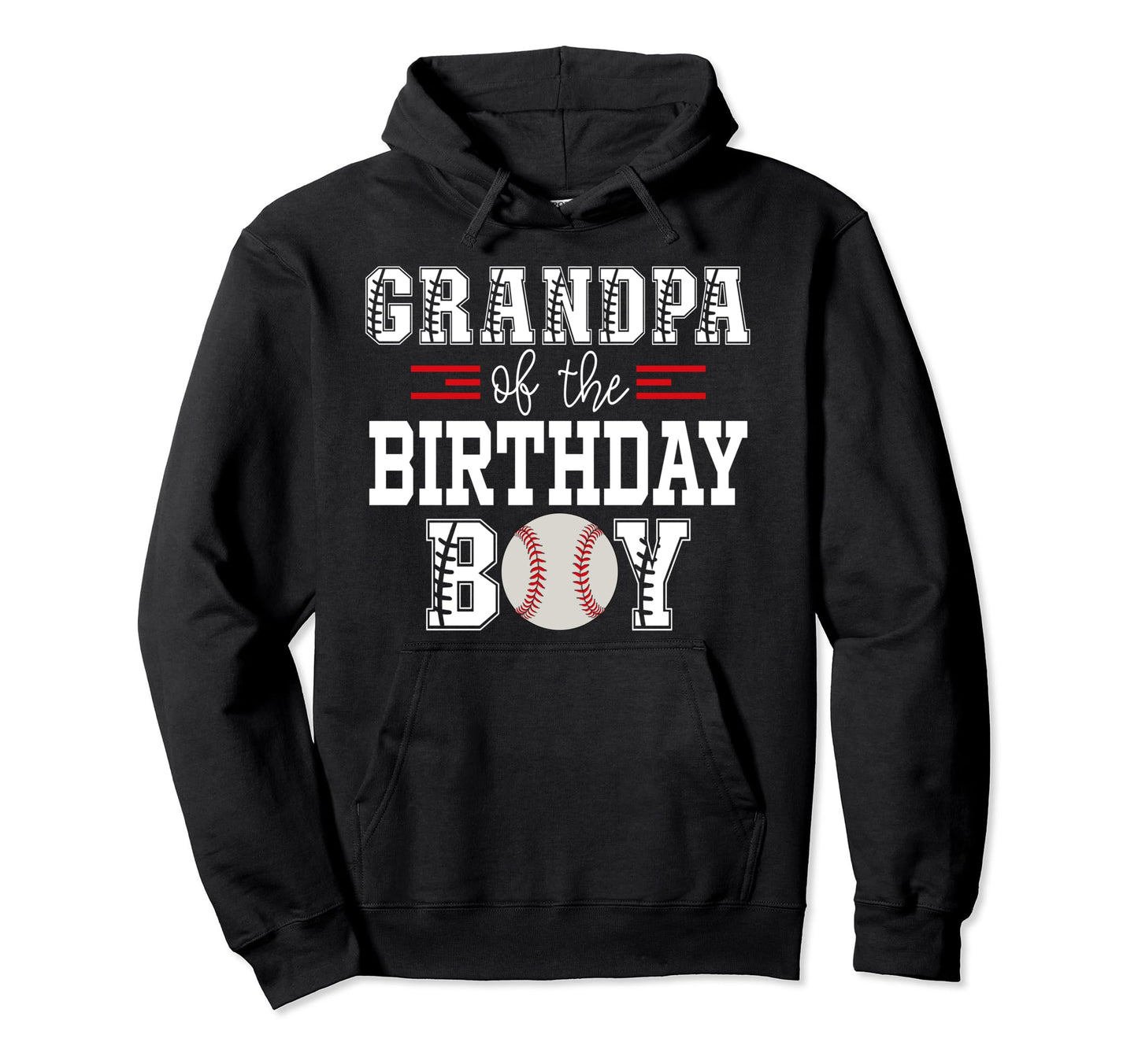 Grandpa Birthday Baseball Lover First Hoodie - Minimalist Print for Adults - T-Shirt, Sweatshirt, Hoodie