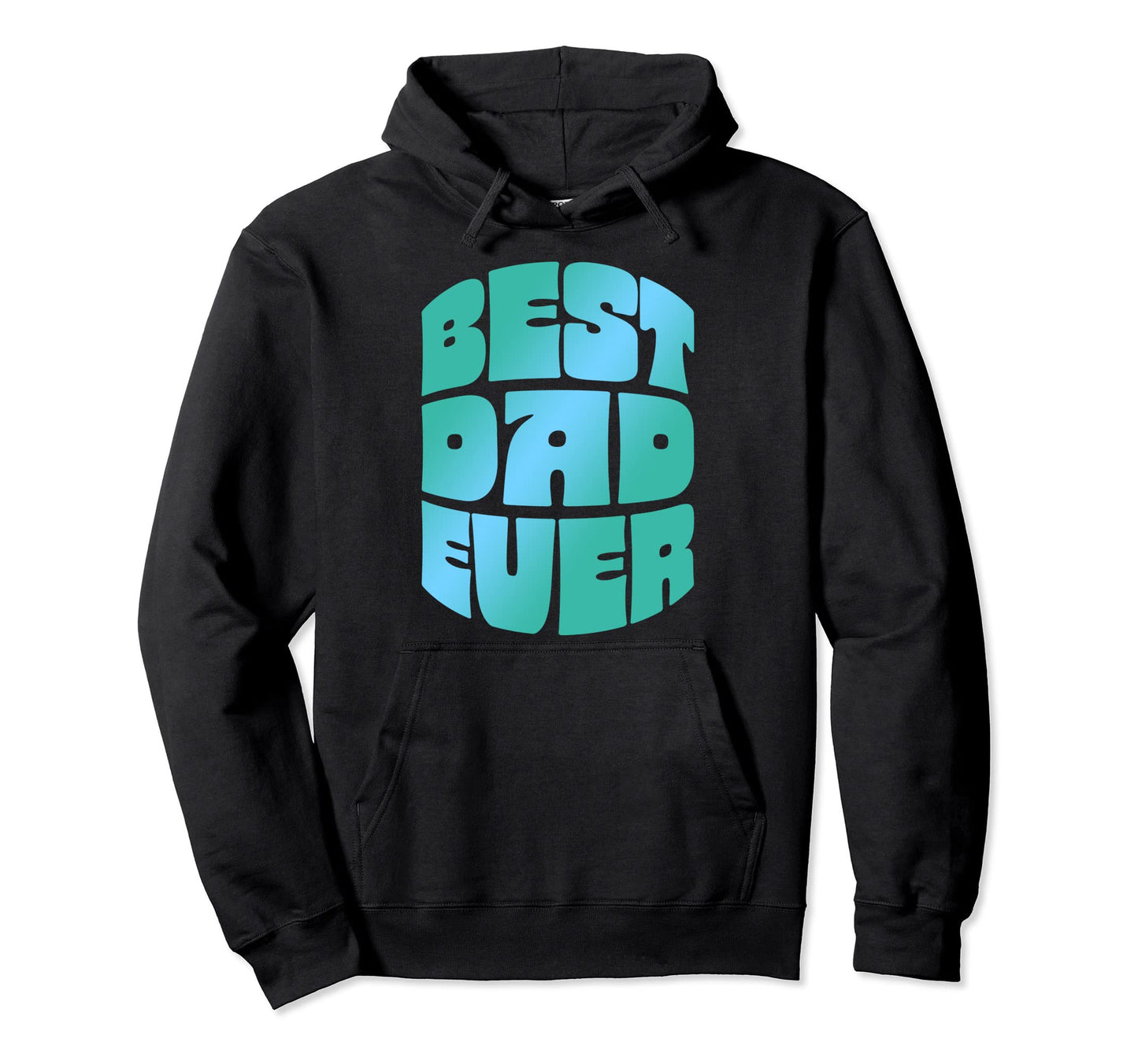 Best Dad Ever Seventies Typography Old Hoodie - Trendy Graphic Unisex - T-Shirt, Sweatshirt, Hoodie