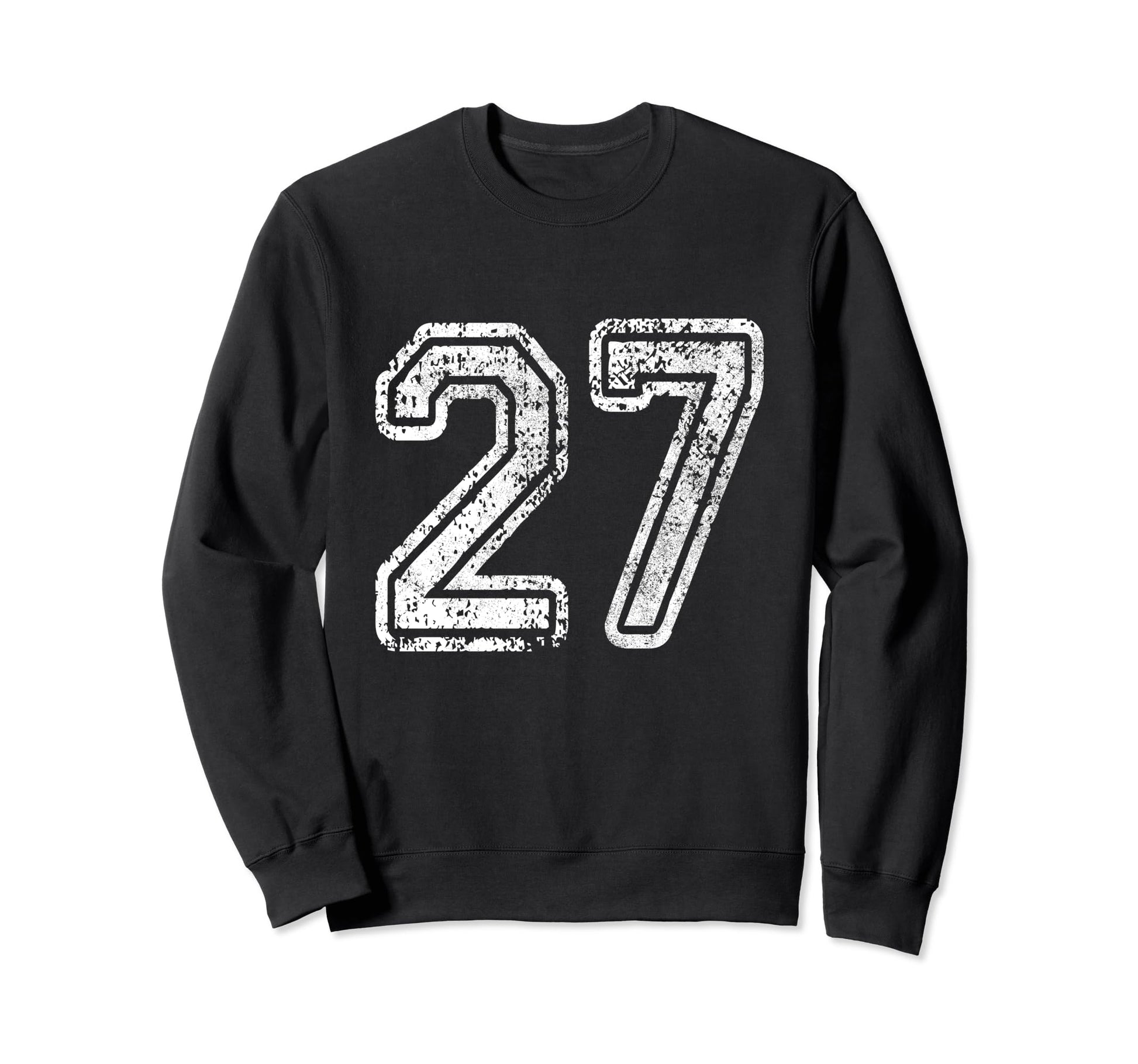 Jersey Number 27 Birthday Sweatshirt - Streetwear Style for Adults - T-Shirt, Sweatshirt, Hoodie