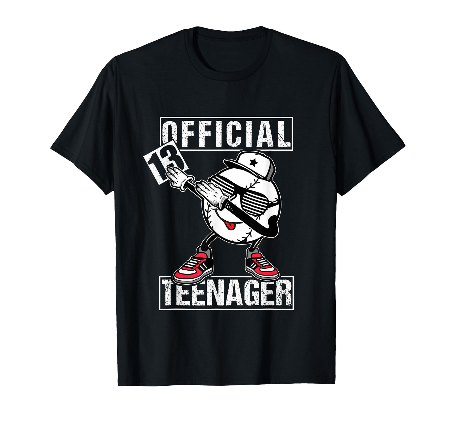 Teenager 13Th Birthday Baseball 13 Years T-Shirt - Trendy Graphic Unisex - T-Shirt, Sweatshirt, Hoodie