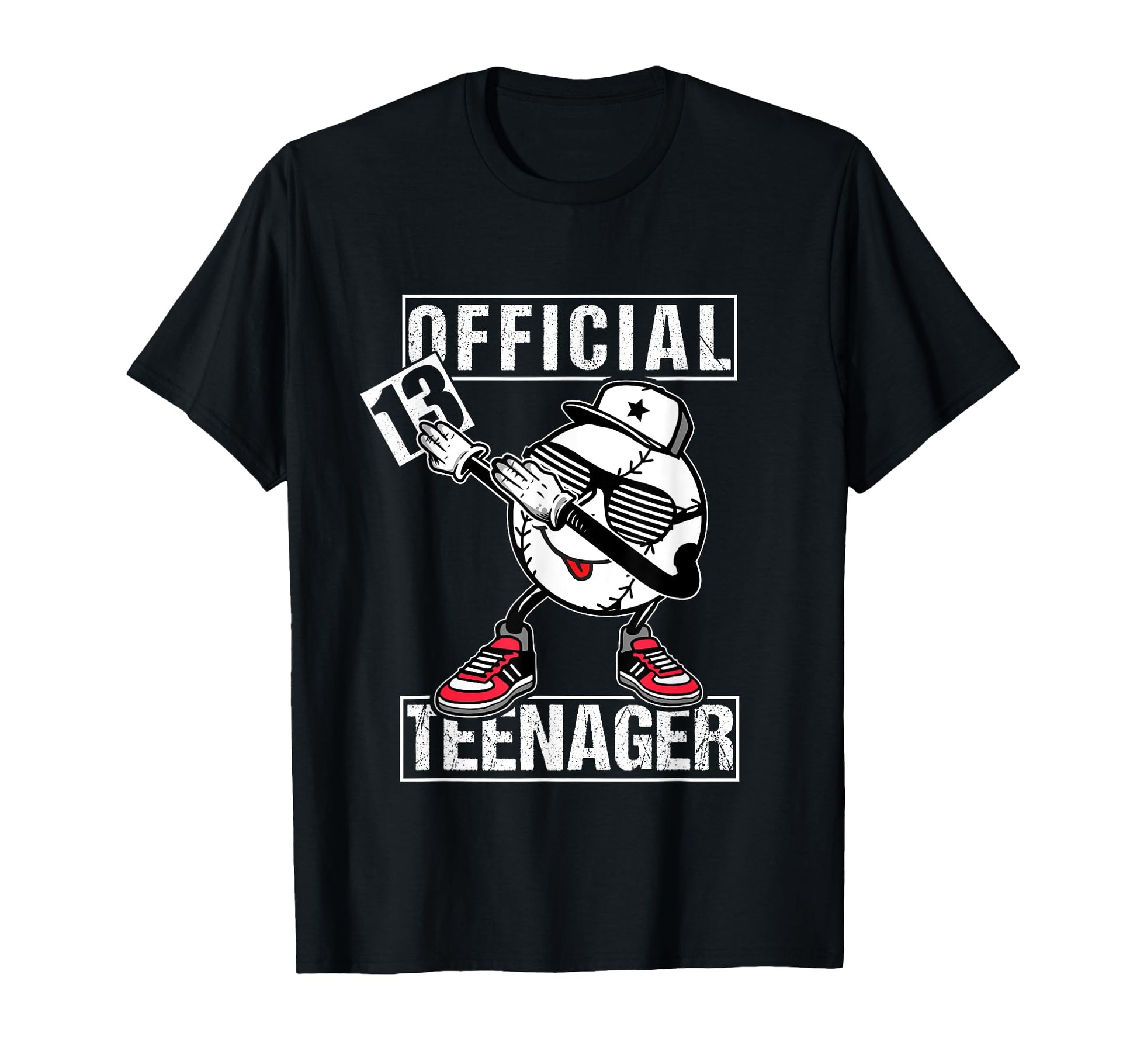 Teenager 13Th Birthday Baseball 13 Years T-Shirt - Trendy Graphic Unisex - T-Shirt, Sweatshirt, Hoodie