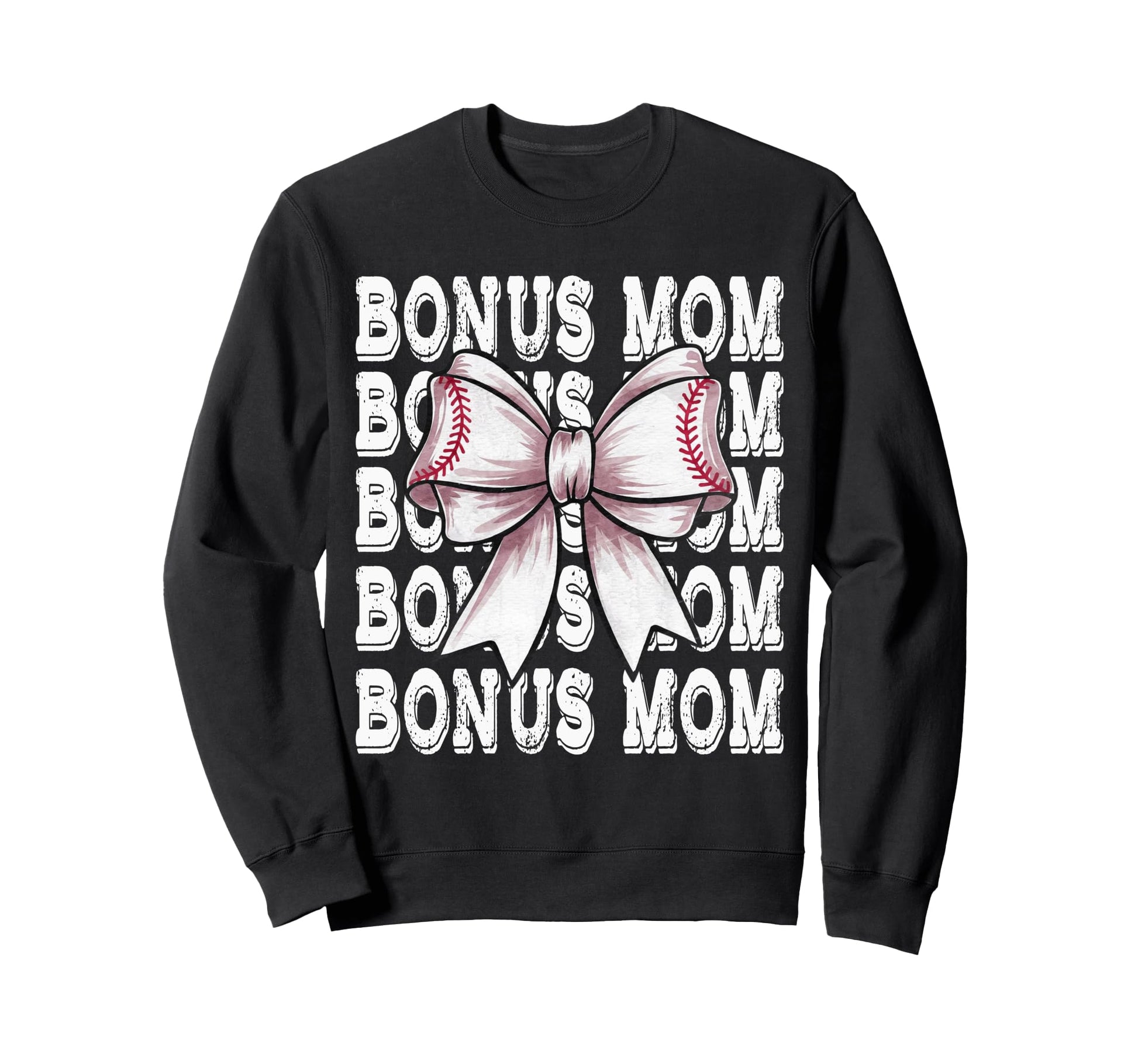 Coquette Baseball Bonus Mom Sweatshirt - Aesthetic Graphic Men Women - T-Shirt, Sweatshirt, Hoodie