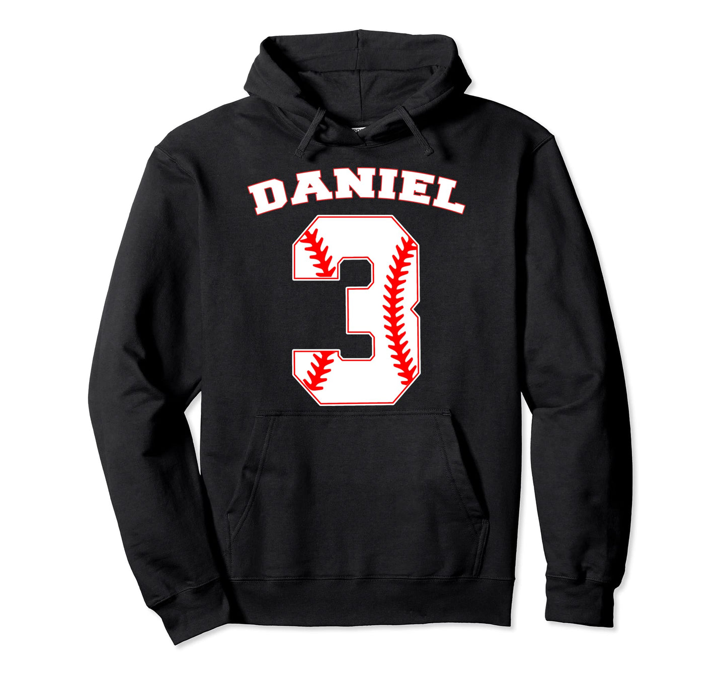 Daniel Baseball Name Three Years 3Rd Hoodie - Aesthetic Graphic Unisex - T-Shirt, Sweatshirt, Hoodie