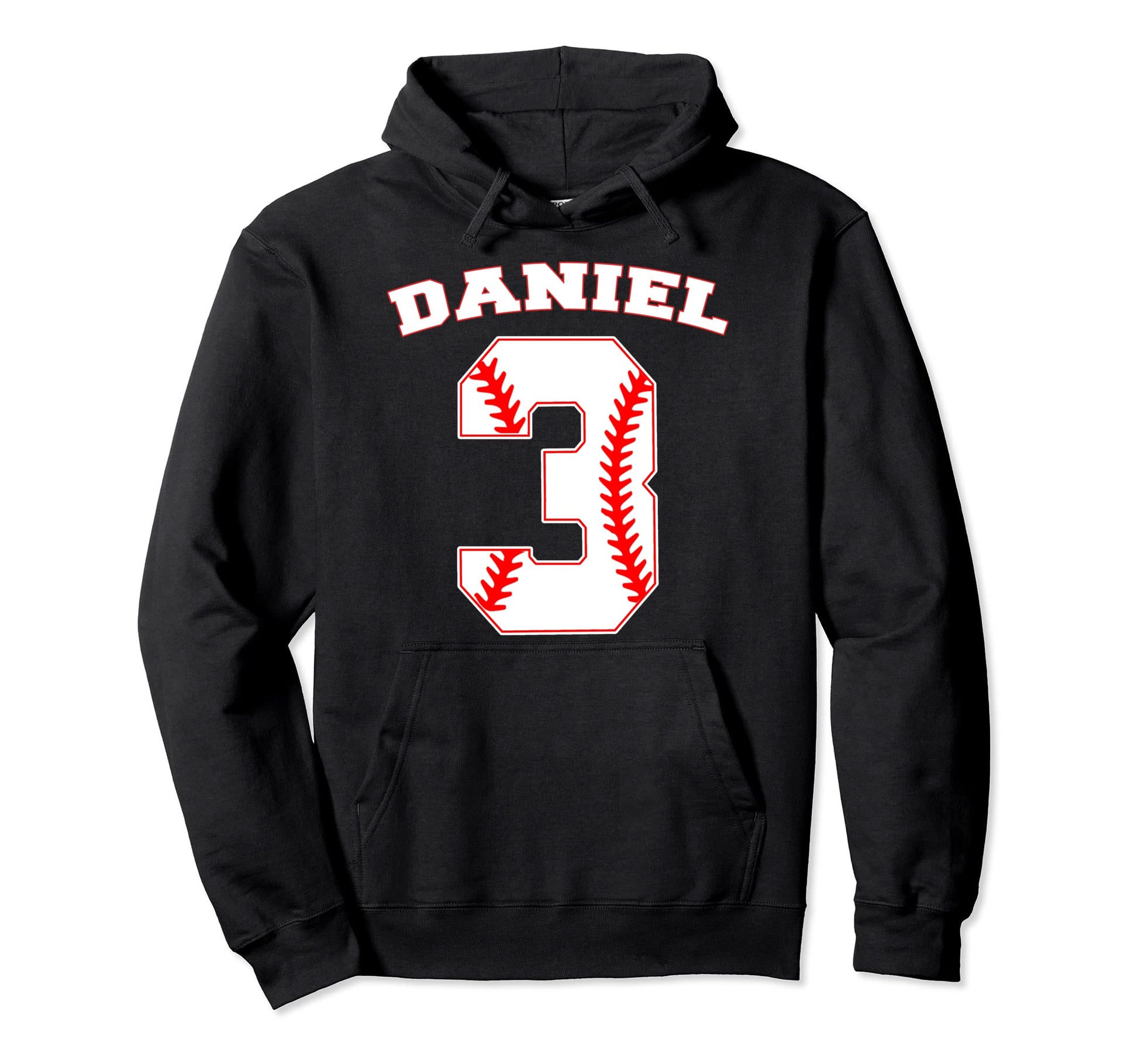 Daniel Baseball Name Three Years 3Rd Hoodie - Aesthetic Graphic Unisex - T-Shirt, Sweatshirt, Hoodie