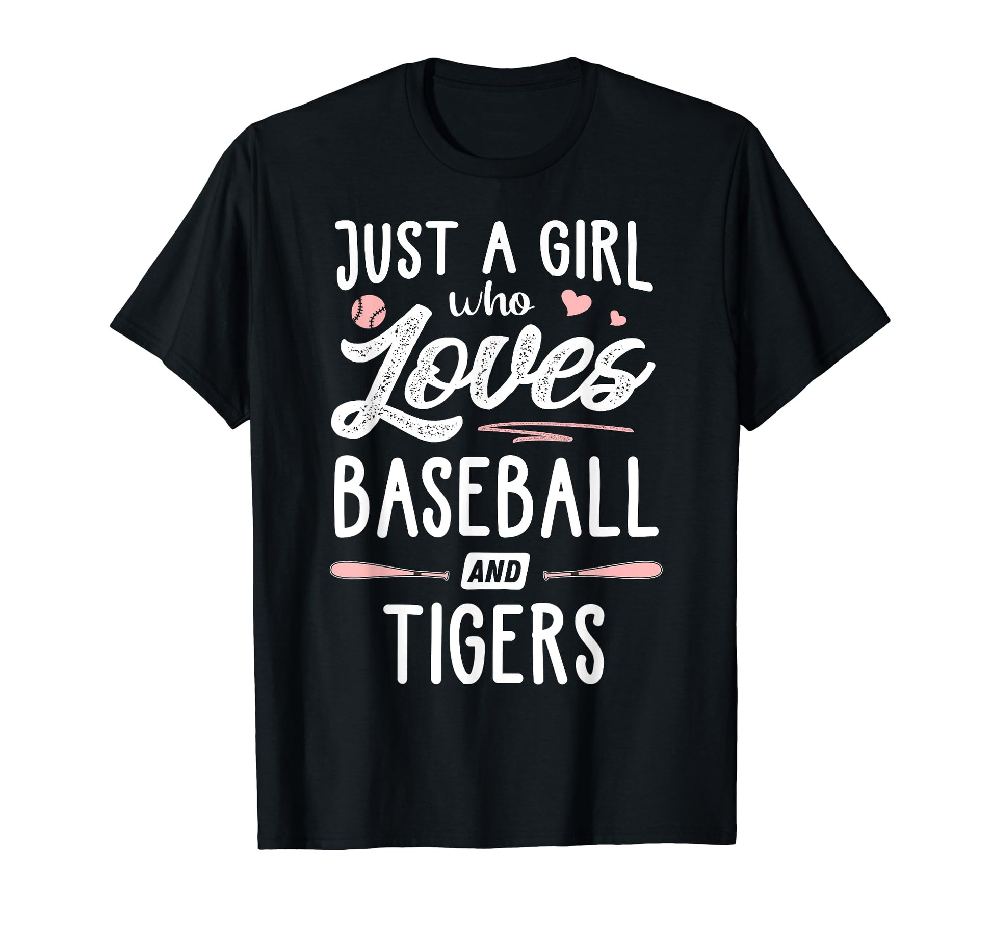 Just Who Loves Baseball And Tigers Gift T-Shirt - Trendy Graphic for Adults - T-Shirt, Sweatshirt, Hoodie