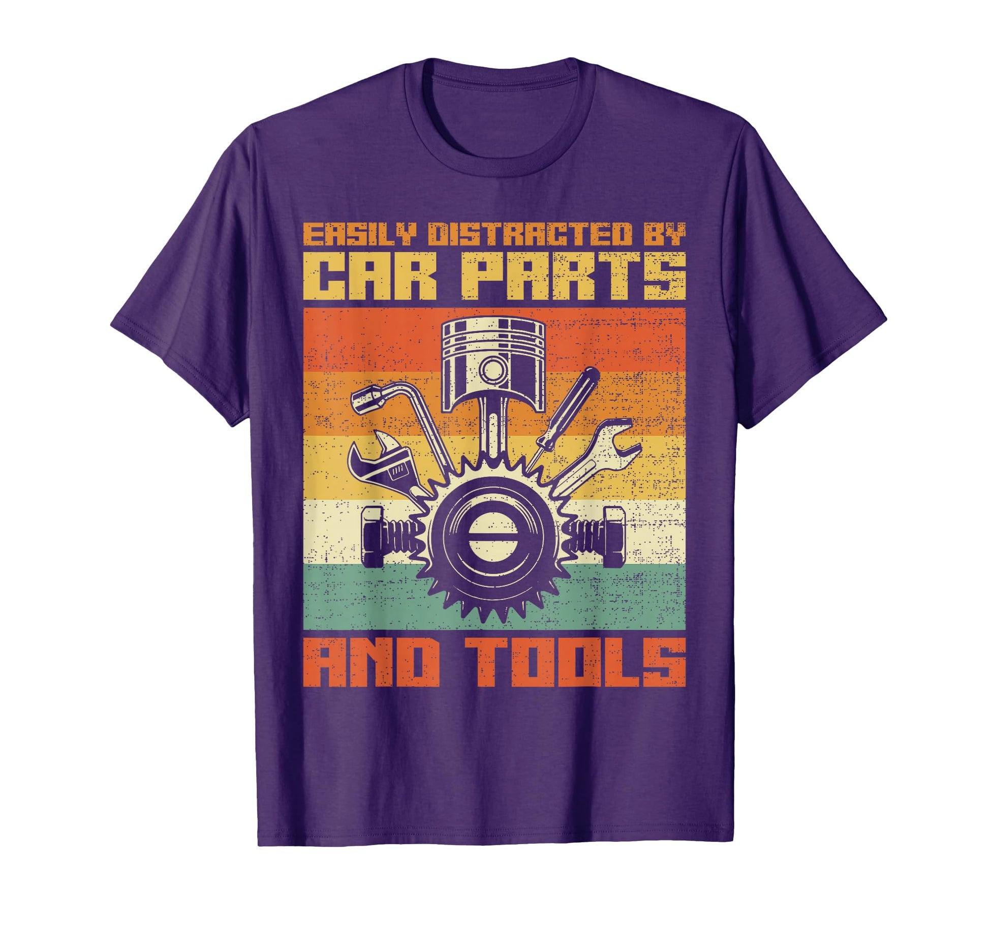Easily Distracted Car Parts And Tools T-Shirt - Novelty Apparel Men Women - T-Shirt, Sweatshirt, Hoodie