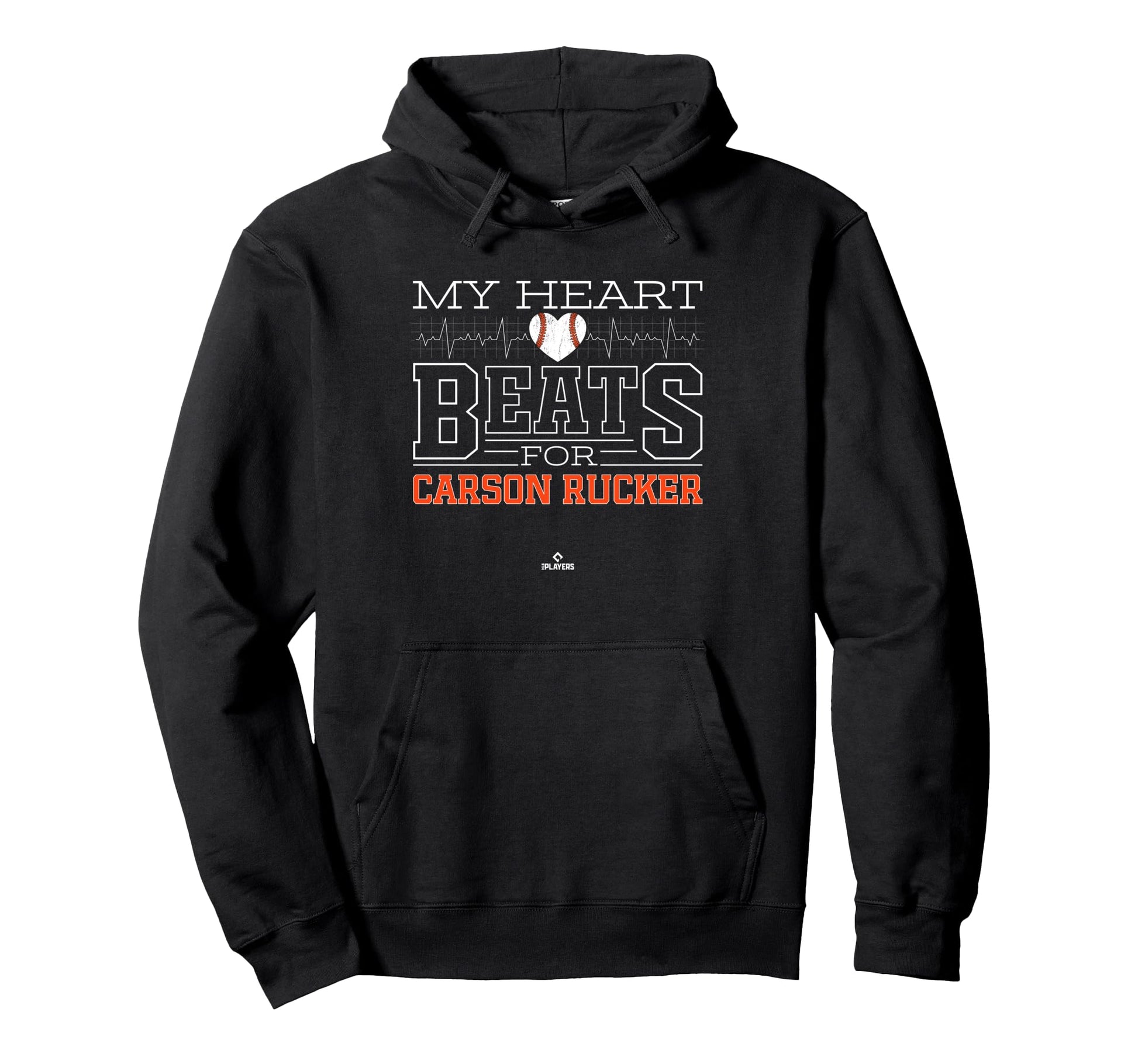 My Heart Beats Carson Rucker Prospect Hoodie - Minimalist Print Men Women - T-Shirt, Sweatshirt, Hoodie