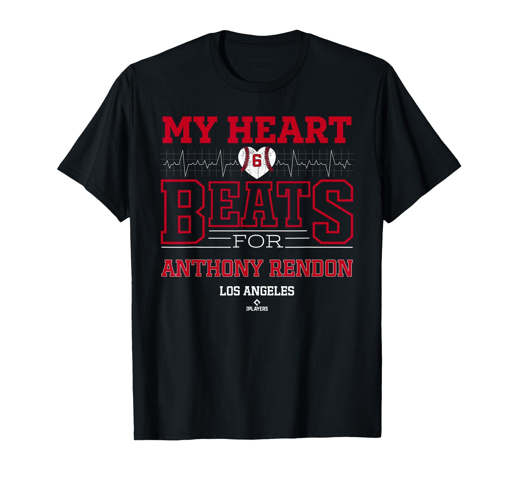 My Heart Beats Anthony Rendon Los T-Shirt - Unique Graphic for Adults - T-Shirt, Sweatshirt, Hoodie