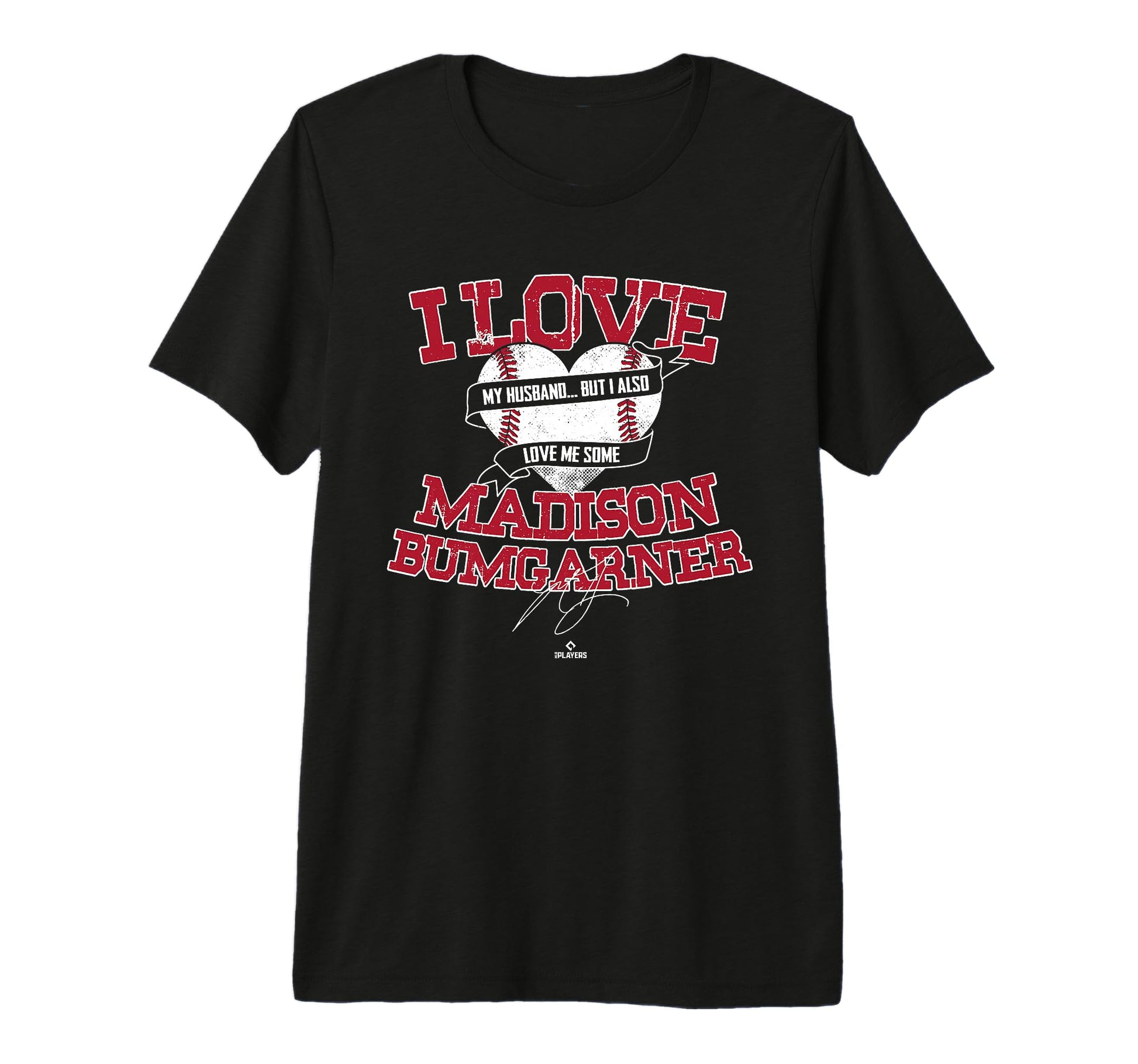 I Love Madison Bumgarner Tri Blend T-Shirt - Novelty Apparel for Adults - T-Shirt, Sweatshirt, Hoodie