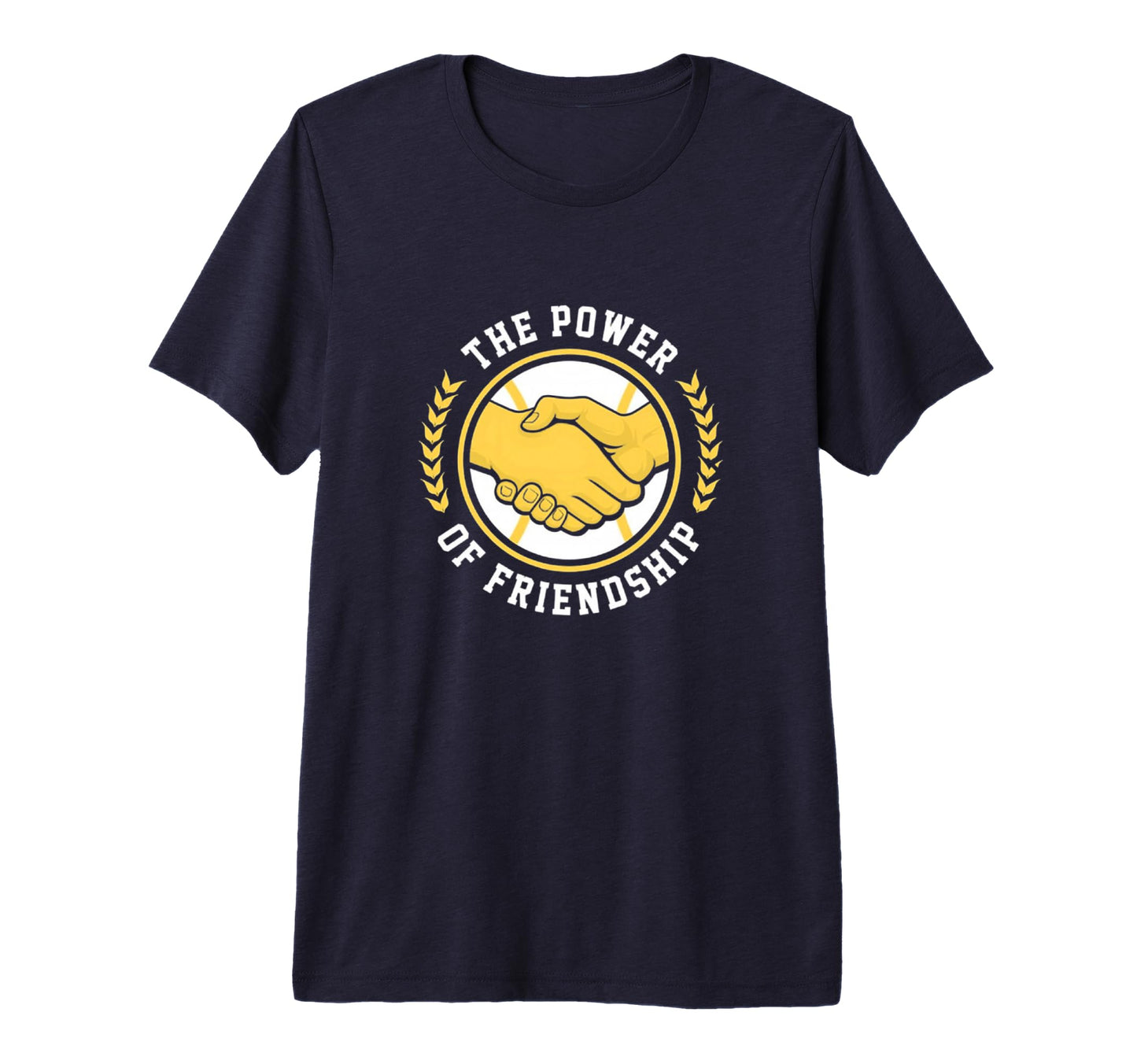 Power Friendship Tri Blend T-Shirt - Novelty Apparel Unisex - T-Shirt, Sweatshirt, Hoodie