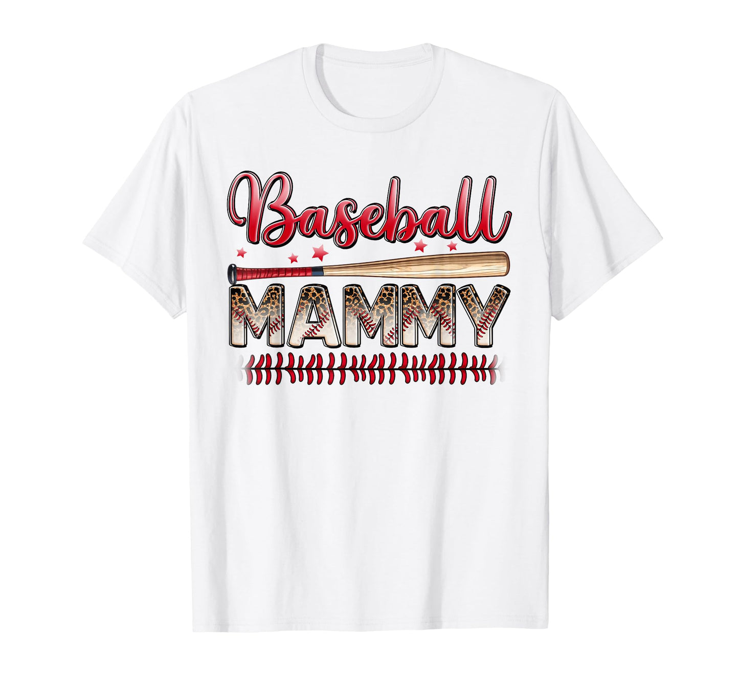 Baseball Mammy Funny Leopard T-Shirt - Streetwear Style for Adults - T-Shirt, Sweatshirt, Hoodie