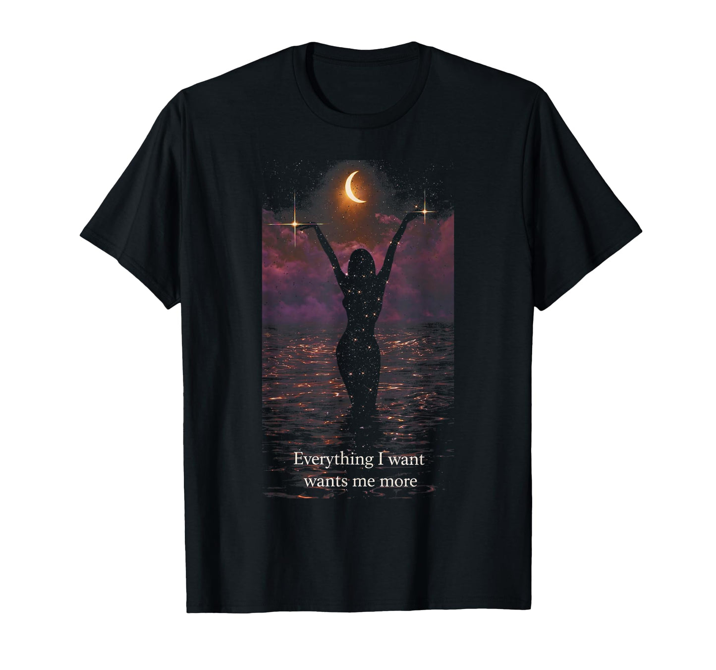 Psychedelic Everything I Want Wants T-Shirt - Novelty Apparel for Adults - T-Shirt, Sweatshirt, Hoodie