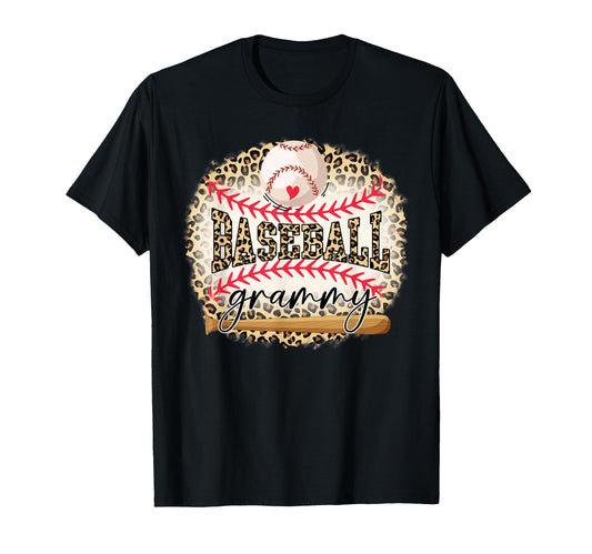 Baseball Grammy Funny Leopard T-Shirt - Minimalist Print for Adults - T-Shirt, Sweatshirt, Hoodie