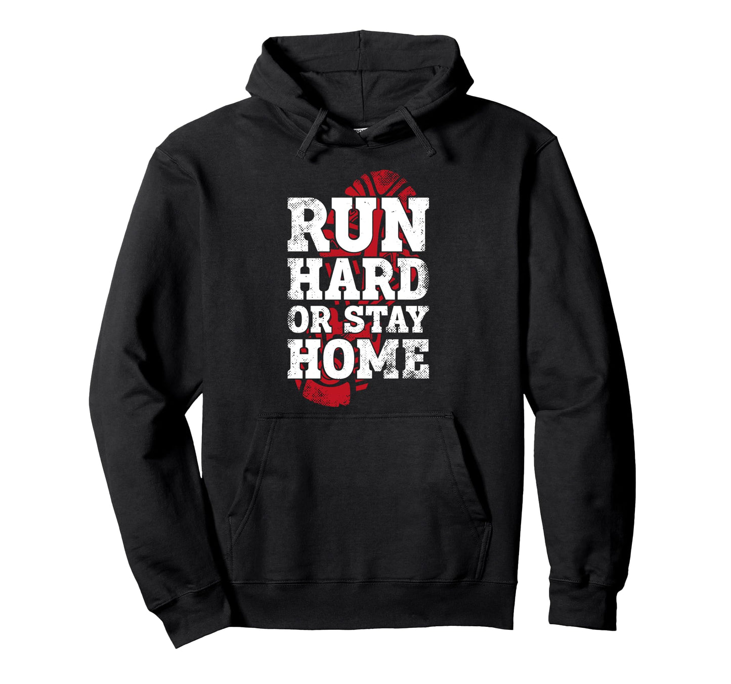 Running Runner Half Marathon Run Hard Or Hoodie - Graphic Print Unisex - T-Shirt, Sweatshirt, Hoodie