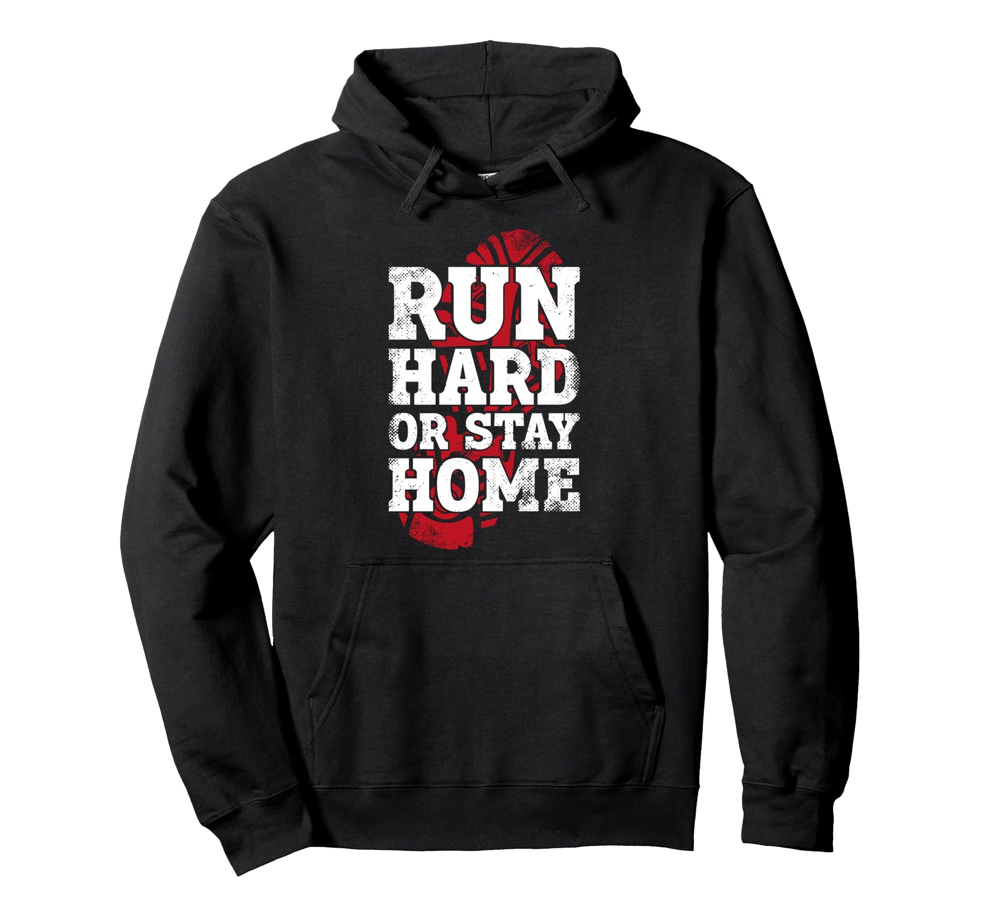 Running Runner Half Marathon Run Hard Or Hoodie - Graphic Print Unisex - T-Shirt, Sweatshirt, Hoodie