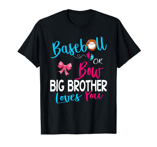 Baseball Gender Reveal Baseball Or T-Shirt - Custom Art Print for Adults - T-Shirt, Sweatshirt, Hoodie