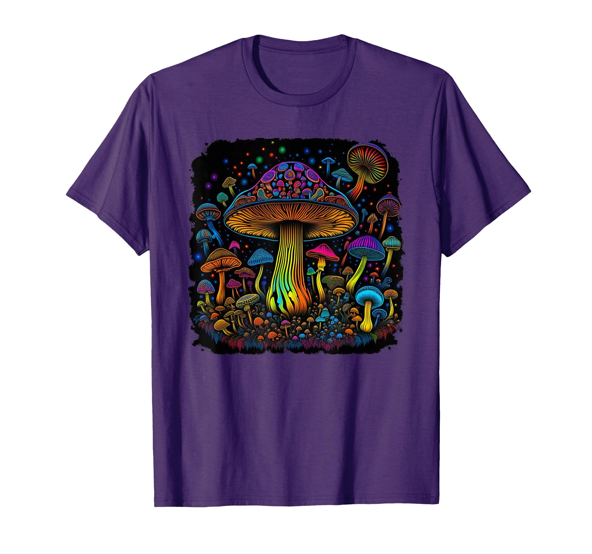 Psychedelic Mushroom Art Groovy 70S T-Shirt - Streetwear Style Unisex - T-Shirt, Sweatshirt, Hoodie