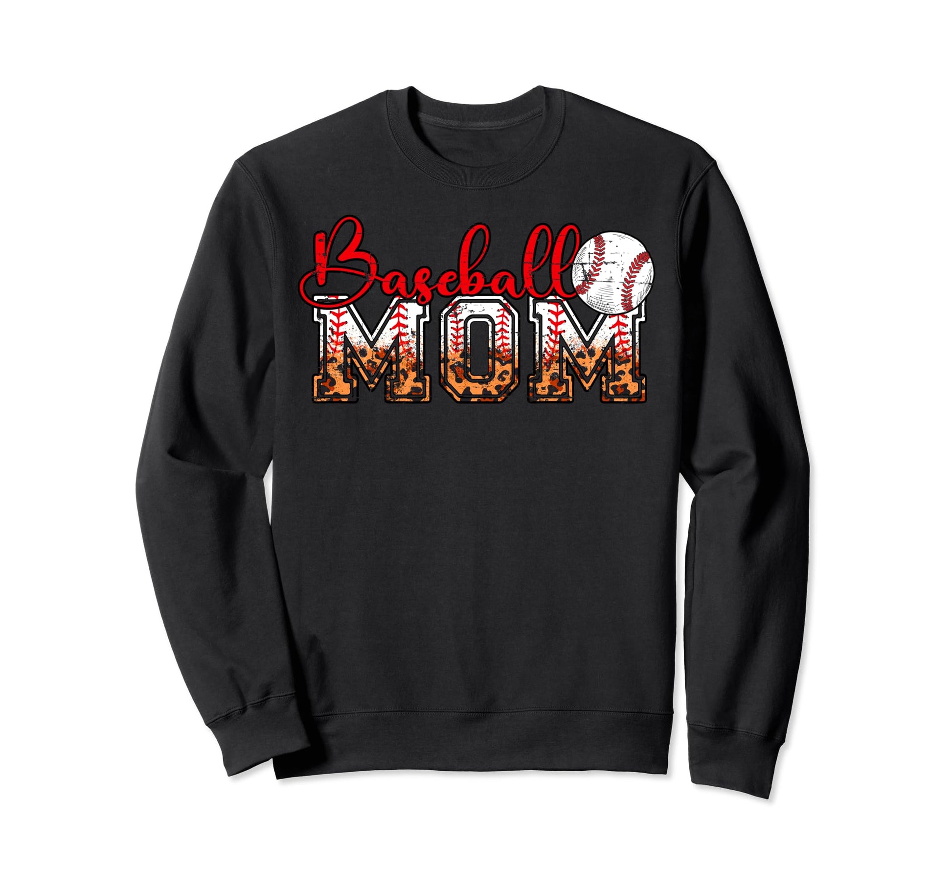 Baseball Mom Mothers Day Mama Sweatshirt - Minimalist Print for Adults - T-Shirt, Sweatshirt, Hoodie