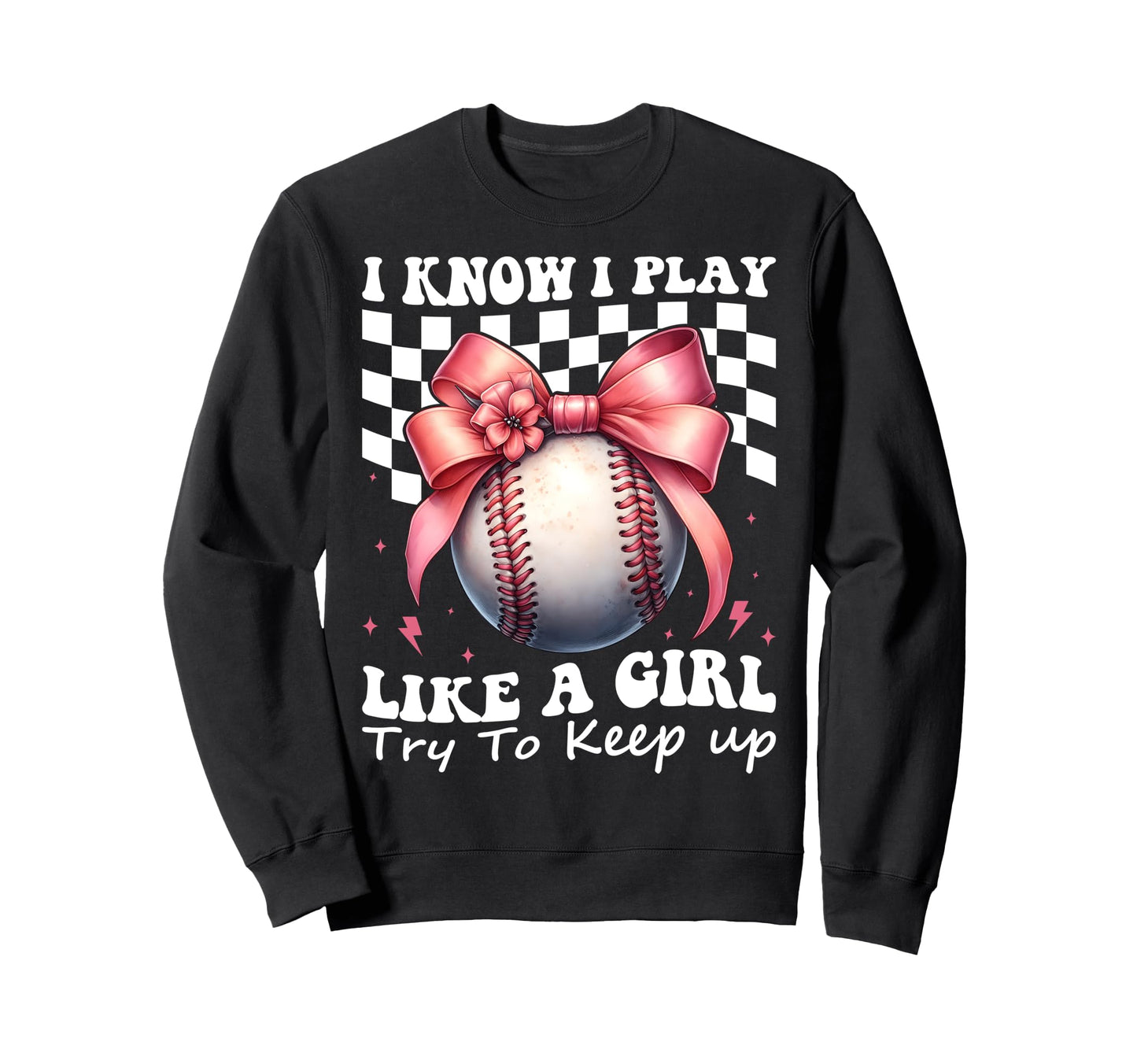 Baseball Mom Mama Coquette I Sweatshirt - Fun Novelty Design Men Women - T-Shirt, Sweatshirt, Hoodie