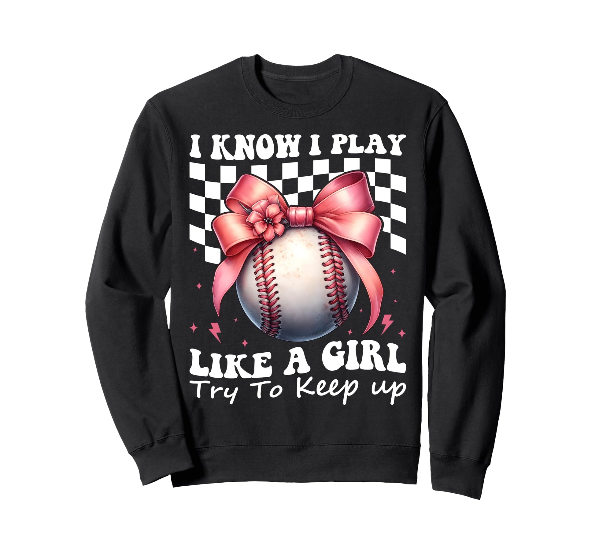 Baseball Mom Mama Coquette I Sweatshirt - Fun Novelty Design Men Women - T-Shirt, Sweatshirt, Hoodie