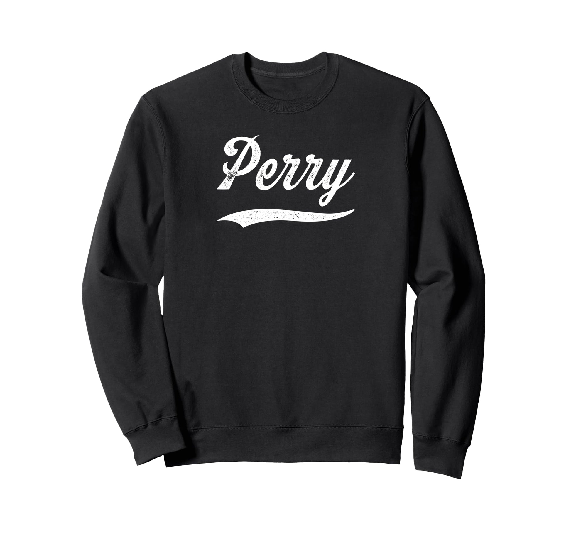 Distressed Script Nolan Perry Sweatshirt - Aesthetic Graphic for Adults - T-Shirt, Sweatshirt, Hoodie