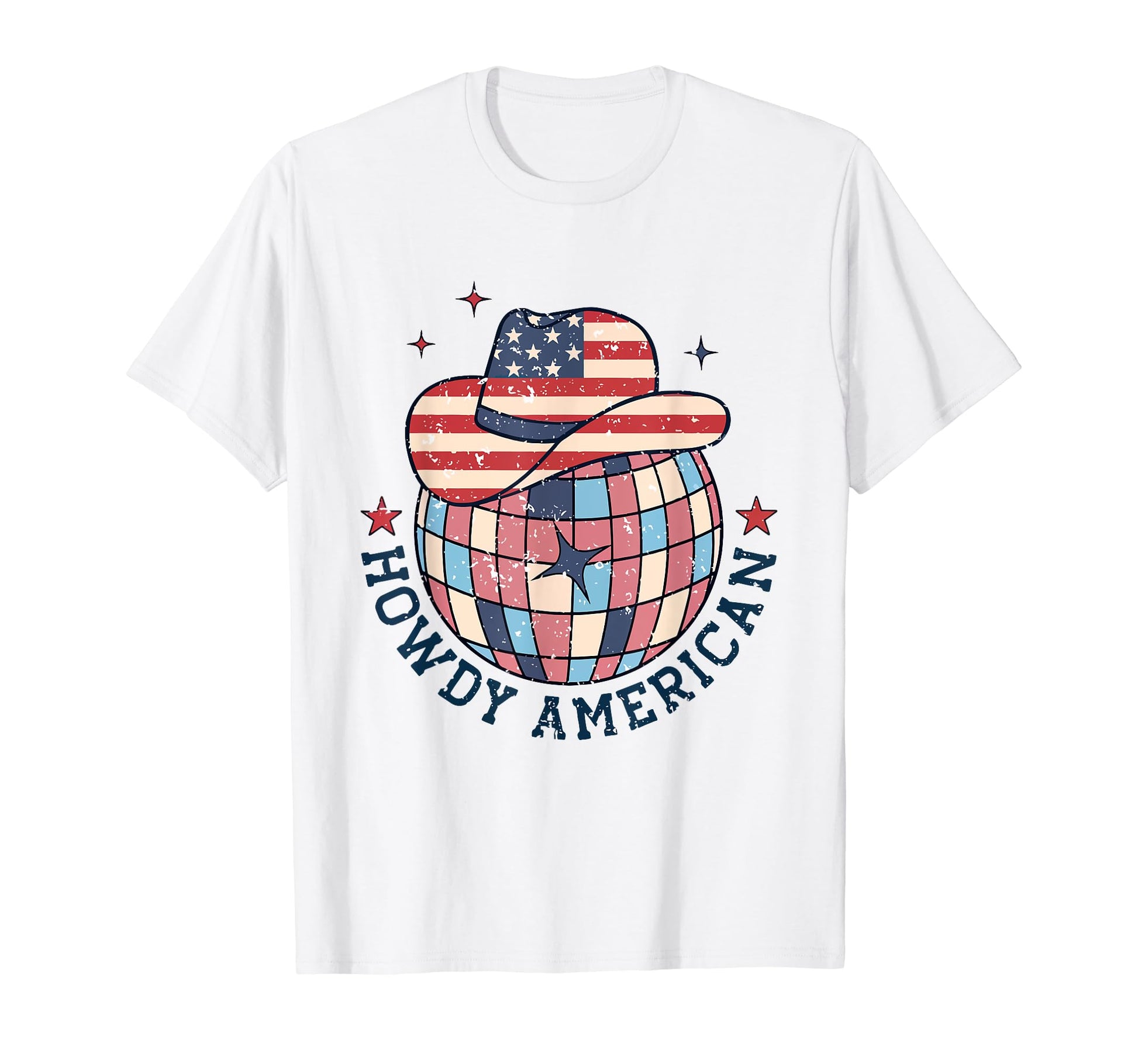 Howdy American 4Th July Western T-Shirt - Fun Novelty Design Men Women - T-Shirt, Sweatshirt, Hoodie
