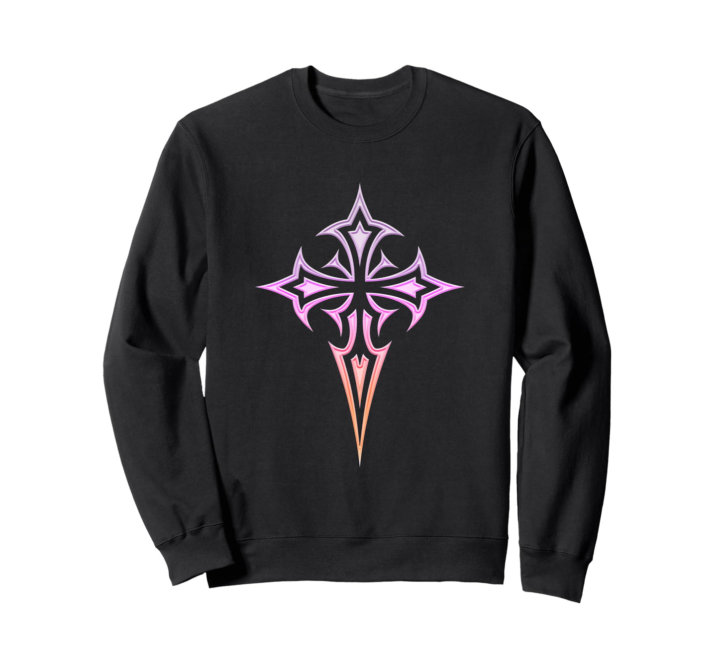 Gothic Cross Y2K Alt Aesthetic Emo Sweatshirt - Trendy Graphic Men Women - T-Shirt, Sweatshirt, Hoodie