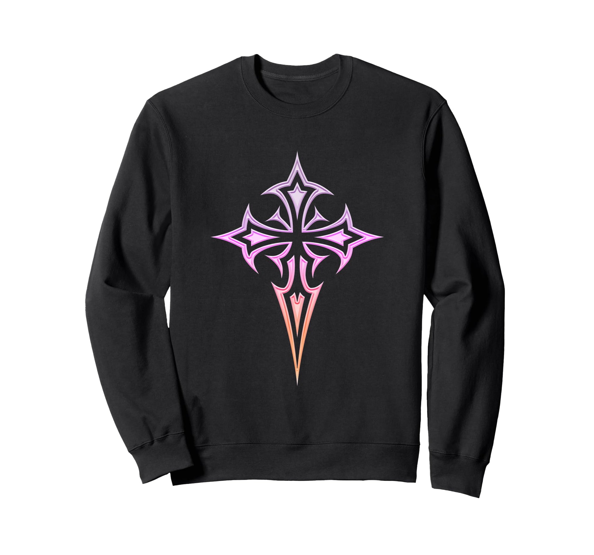 Gothic Cross Y2K Alt Aesthetic Emo Sweatshirt - Trendy Graphic Men Women - T-Shirt, Sweatshirt, Hoodie