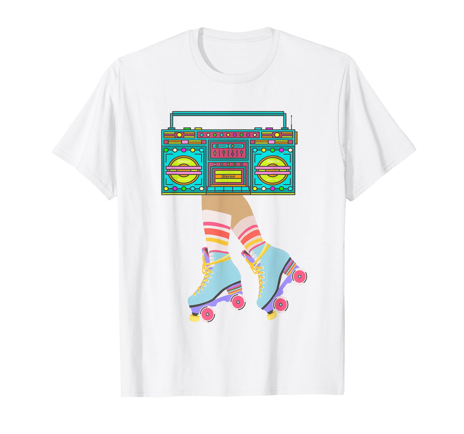 Roller Skates Funny 80S 90S Roller T-Shirt - Aesthetic Graphic Men Women - T-Shirt, Sweatshirt, Hoodie