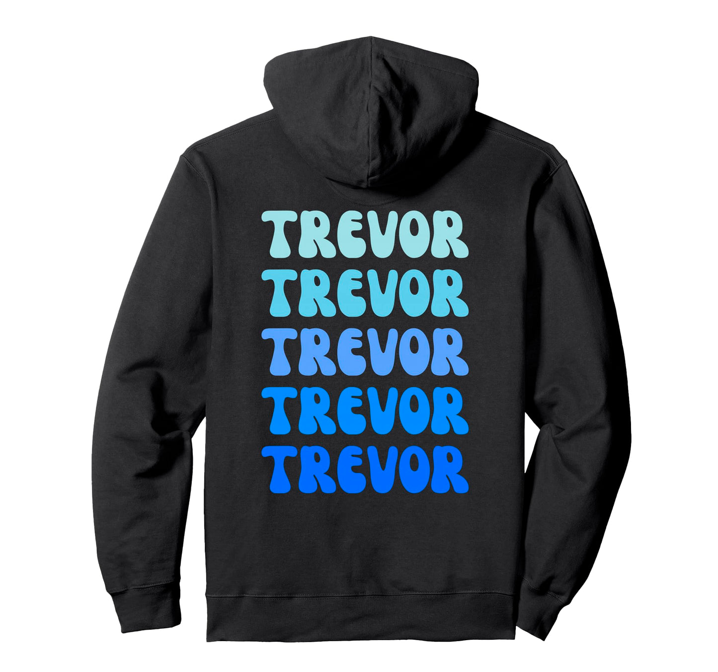 Trevor Name Stack Hoodie - Unique Graphic Men Women - T-Shirt, Sweatshirt, Hoodie
