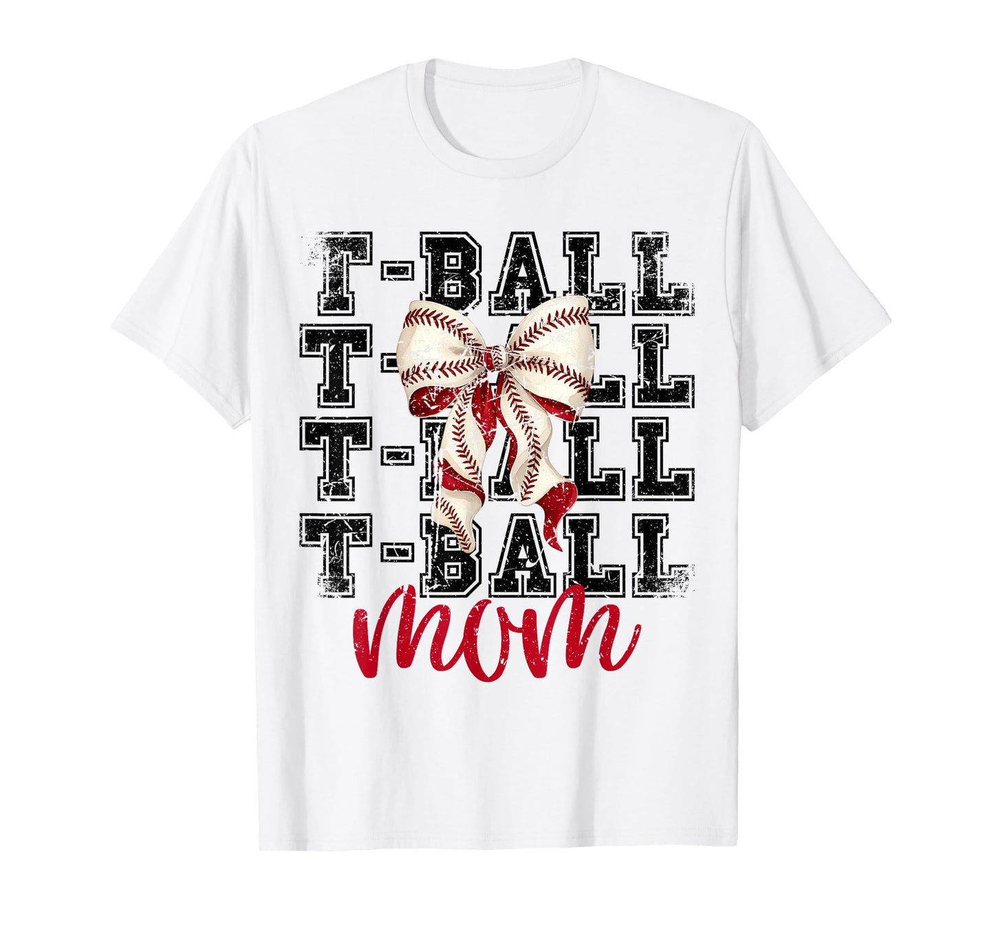 Tball Mom Teeball T Ball Coquette T-Shirt - Novelty Apparel Men Women - T-Shirt, Sweatshirt, Hoodie