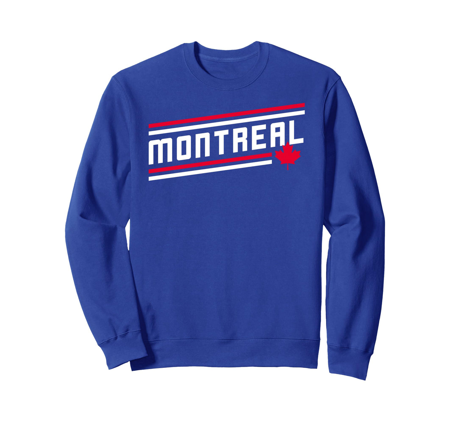 Montreal City Stripes Red Canada Sweatshirt - Aesthetic Graphic Unisex - T-Shirt, Sweatshirt, Hoodie