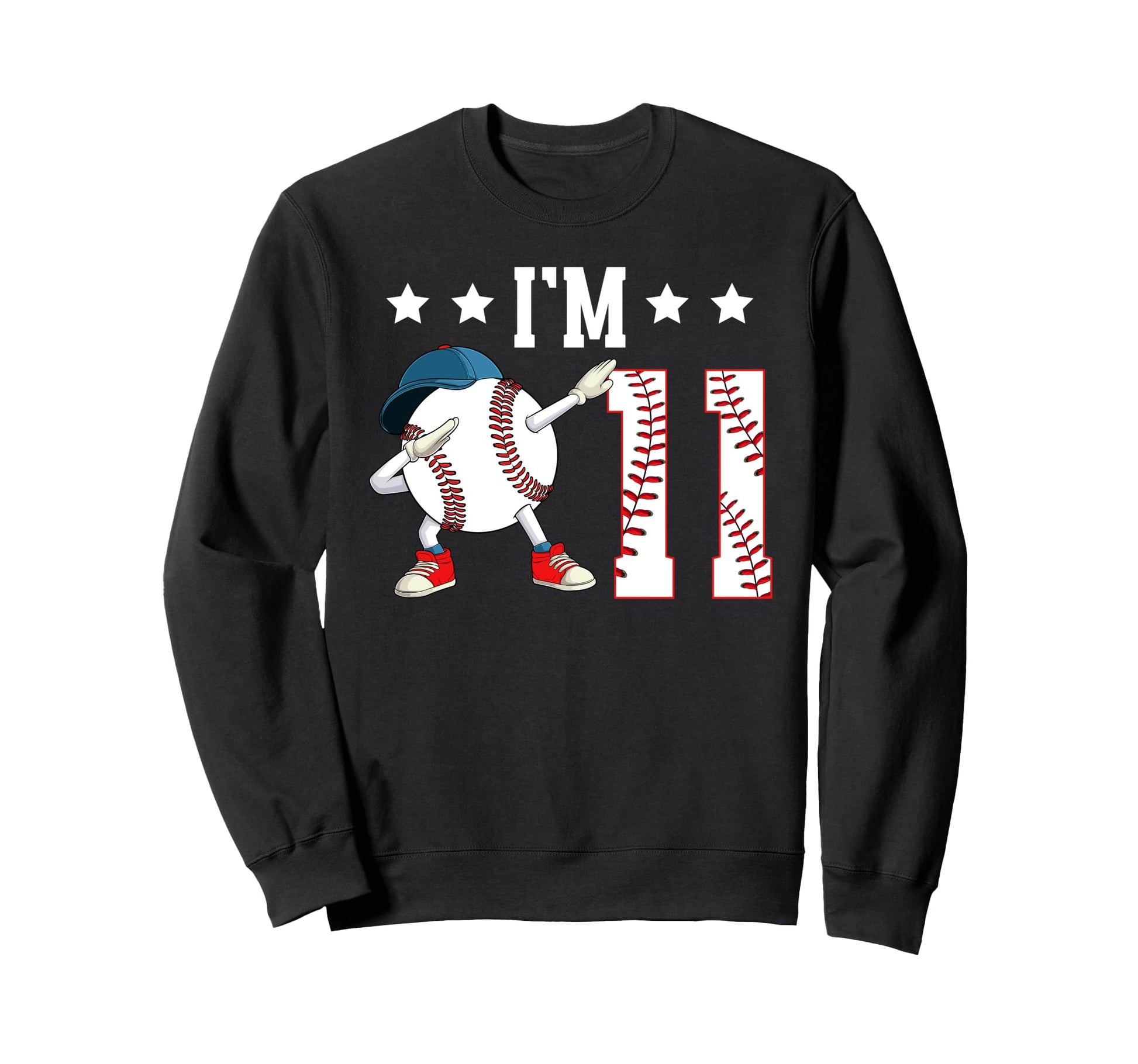 11Th Baseball Birthday Eleven Sweatshirt - Aesthetic Graphic Men Women - T-Shirt, Sweatshirt, Hoodie